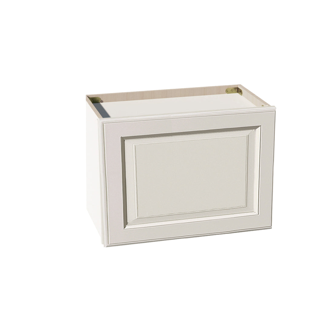 DI-W2115: Dallas Ivory Shaker 21"W x 15"H 1 Door Standard Wall Bridge Cabinet
