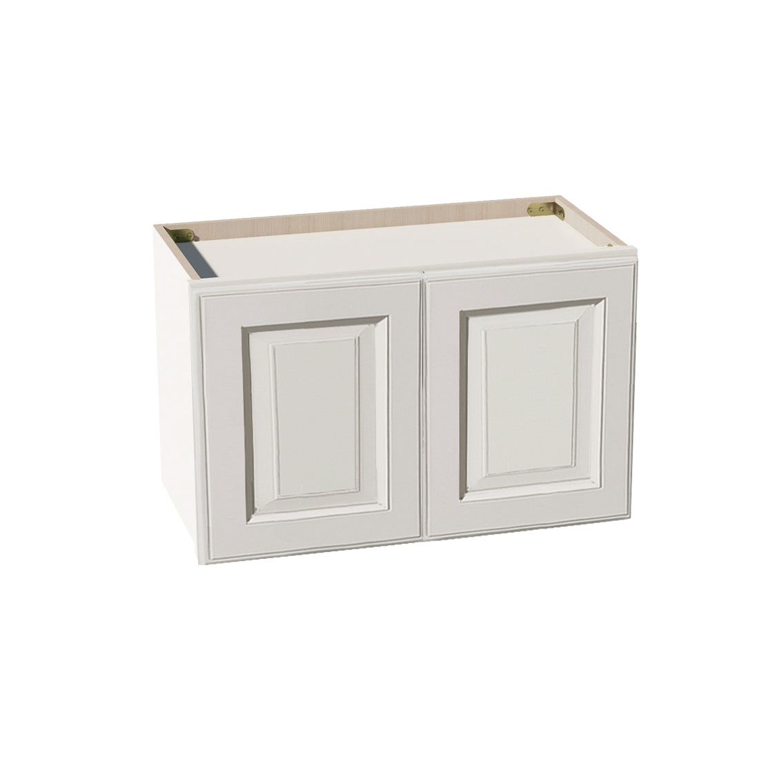 DI-W2415: Dallas Ivory Shaker 24"W x 15"H 2 Doors Standard Wall Bridge Cabinet
