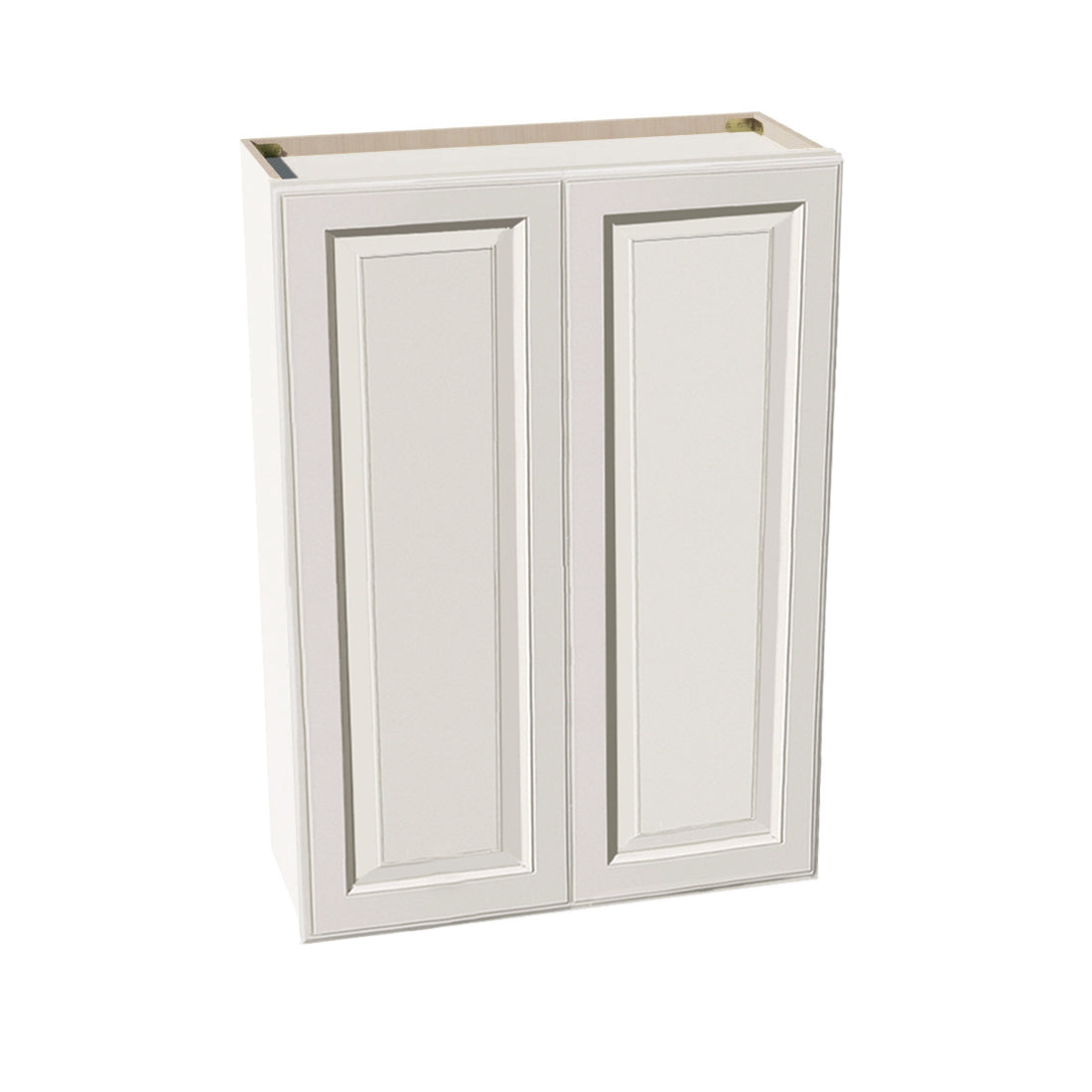 DI-W3042: Dallas Ivory Shaker 30"W x 42"H 2 Doors & 3 Shelves Standard Wall Cabinet