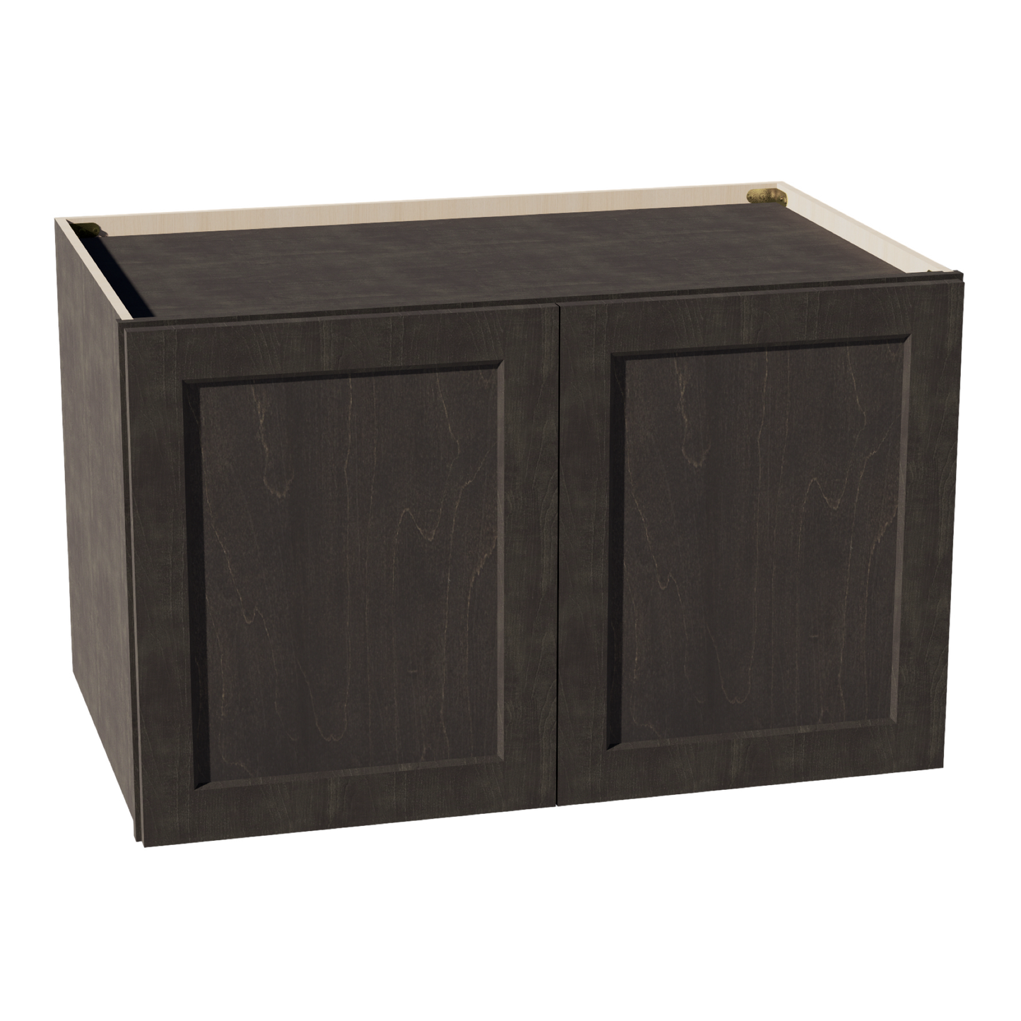 HG-W392424: Dark Gray Shaker 39"W x 24"H x 24"D 2 Doors & 1 Shelf Standard Bridge Wall Cabinet