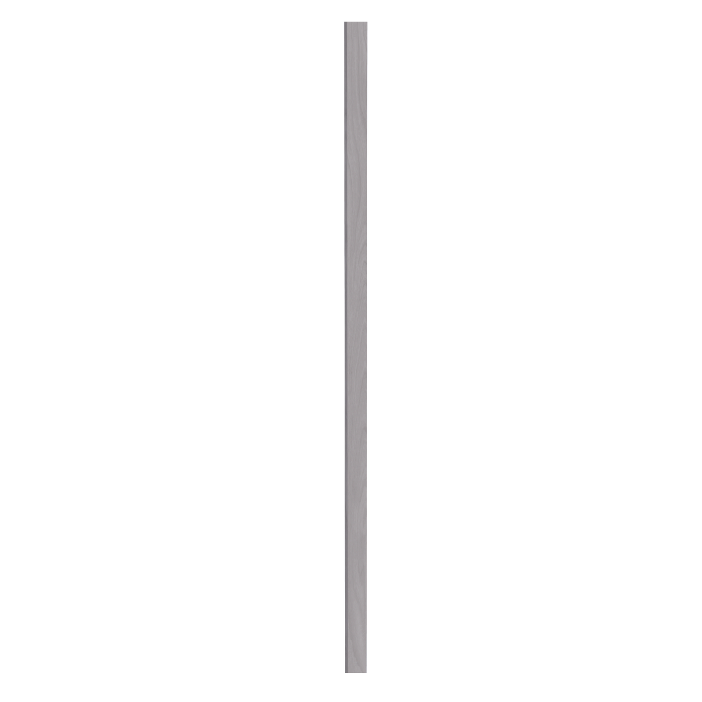 HLG-WF396: Light Gray Shaker 03"W x 96"H Wall Cabinet Filler