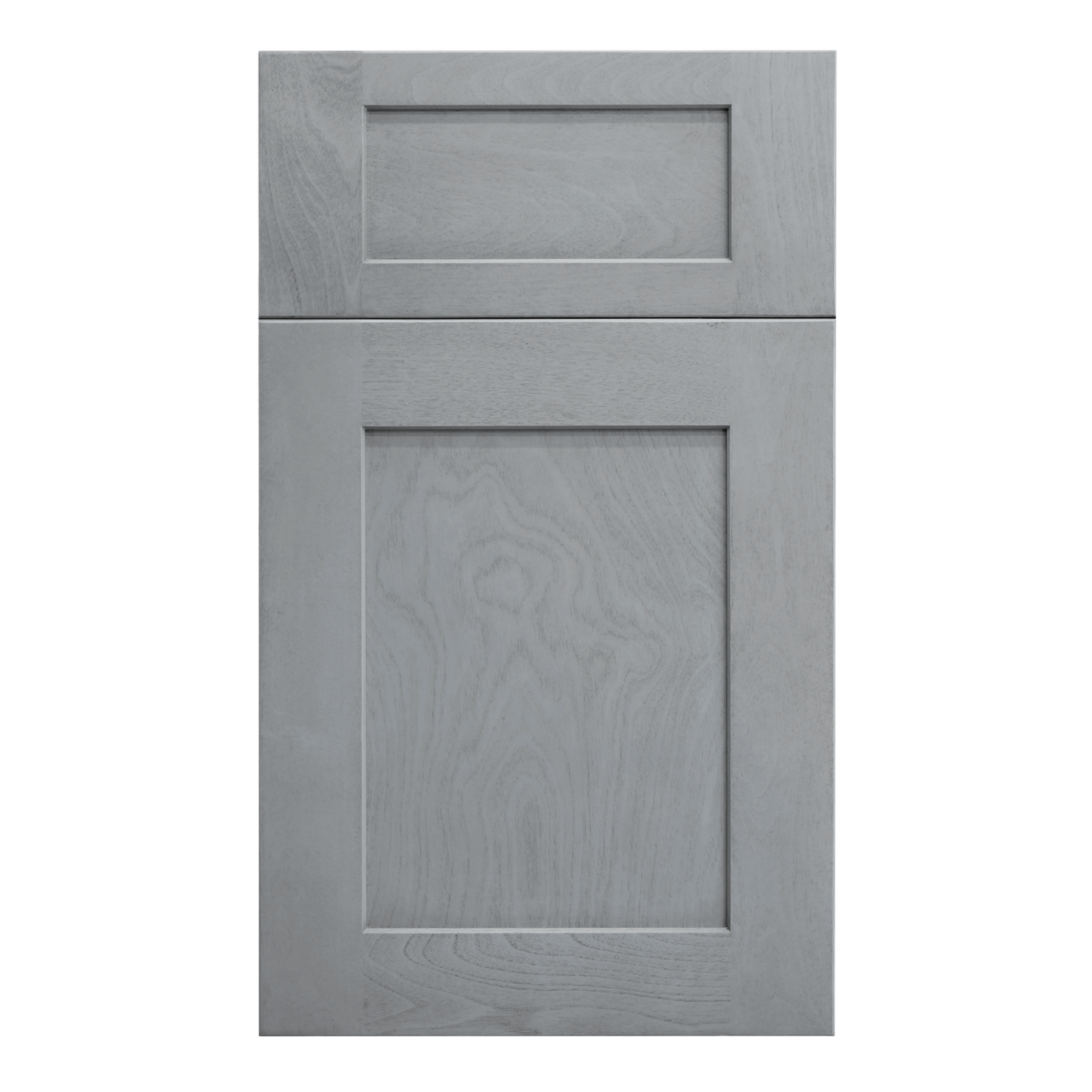 HLG-W361824: Light Gray Shaker 36"W x 18"H x 24"D 2 Doors Standard Bridge Wall Cabinet