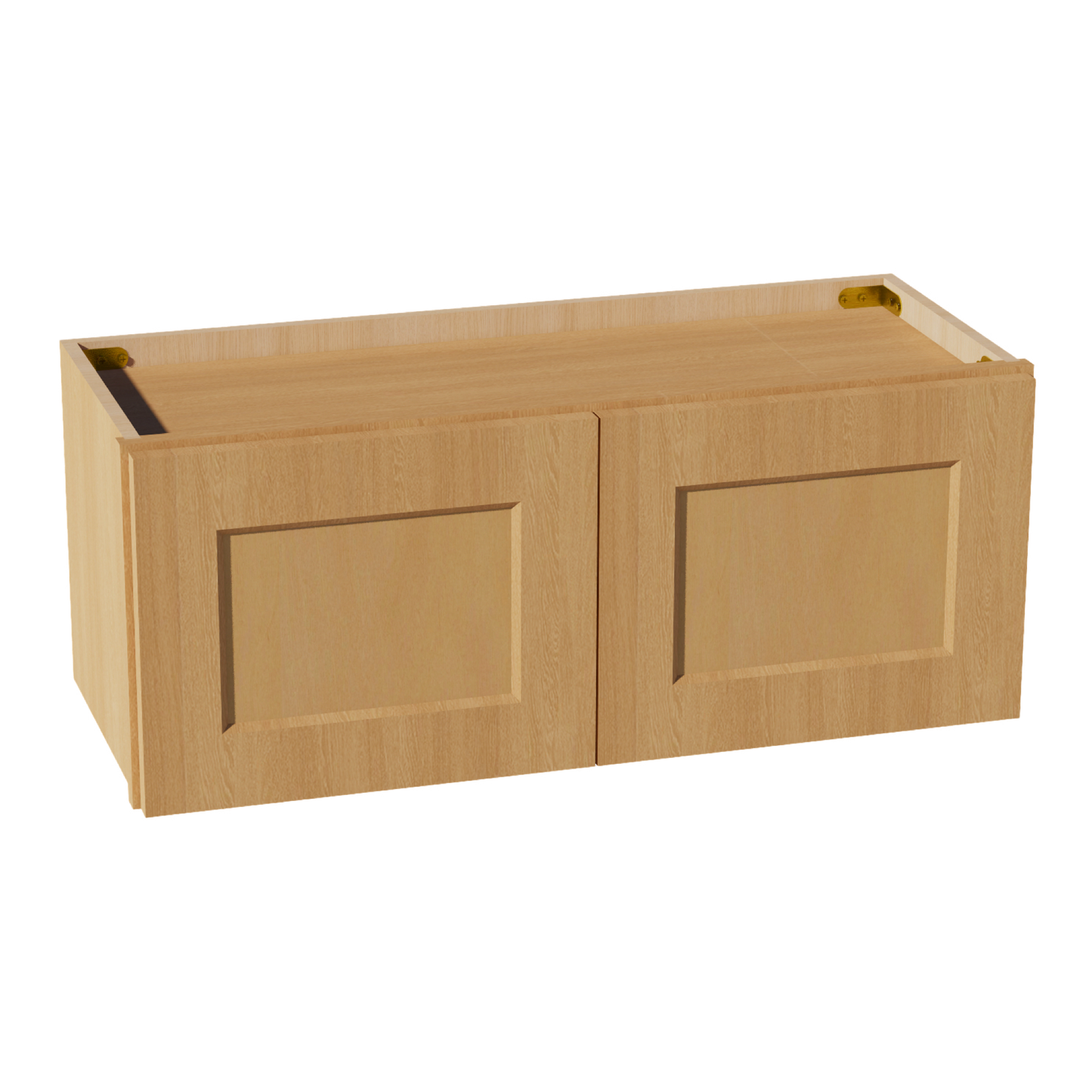 HT-W3012: Timber Wood Shaker 30"W x 12"H 2 Doors Standard Wall Bridge Cabinet