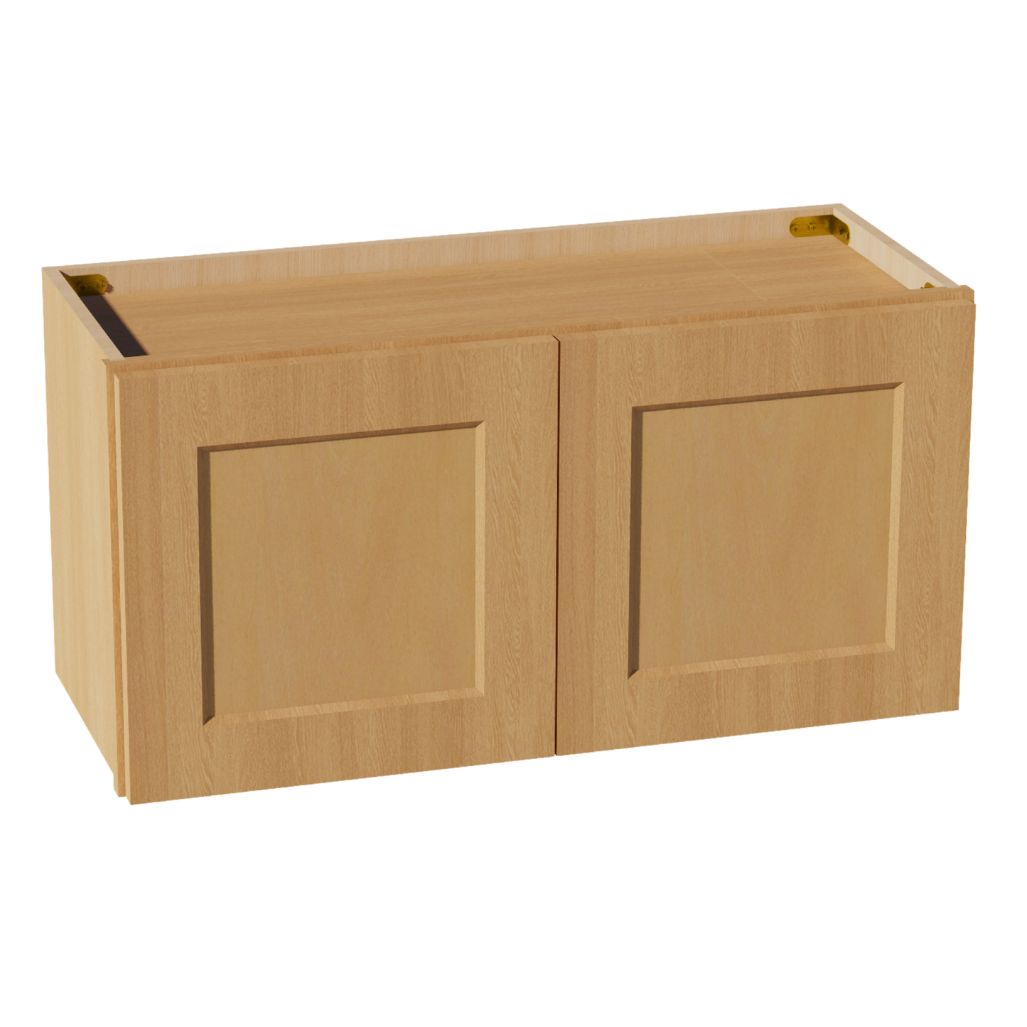 HT-W3015: Timber Wood Shaker 30"W x 15"H 2 Doors Standard Wall Bridge Cabinet