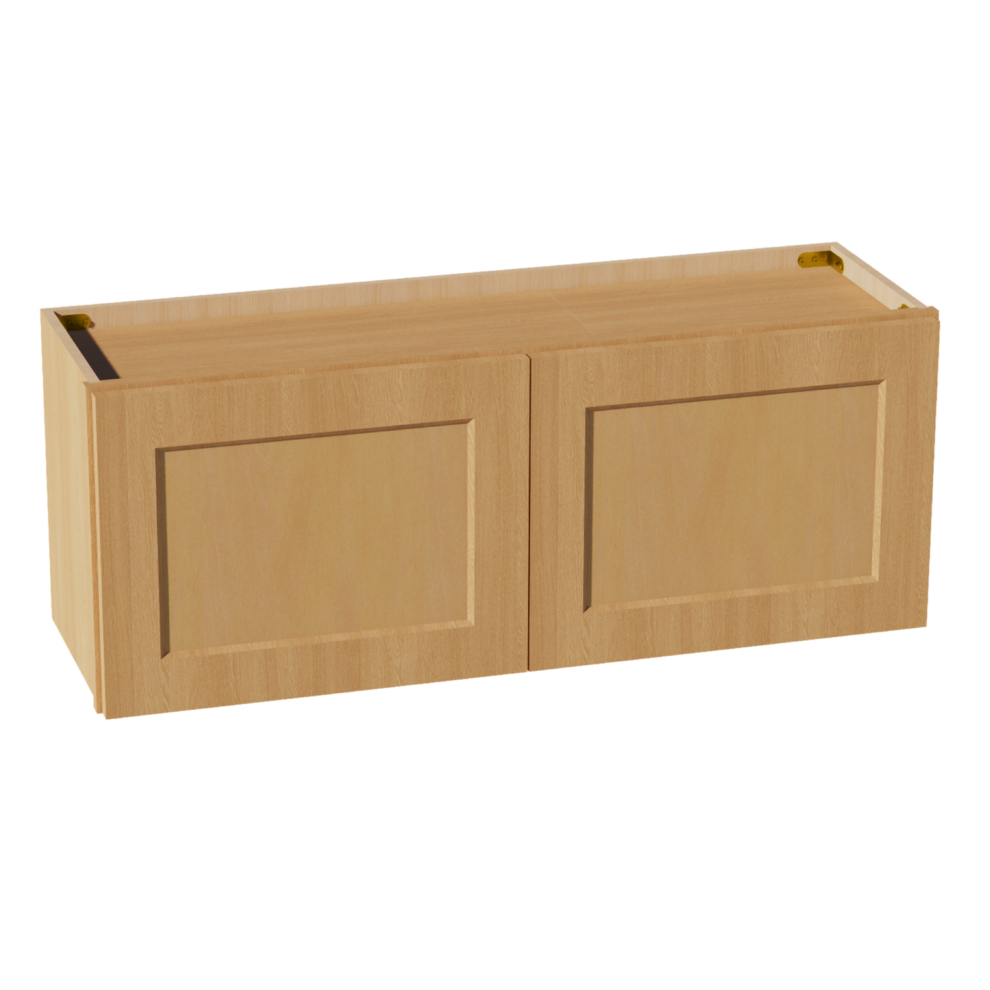 HT-W3915: Timber Wood Shaker 39"W x 15"H 2 Doors Standard Wall Bridge Cabinet