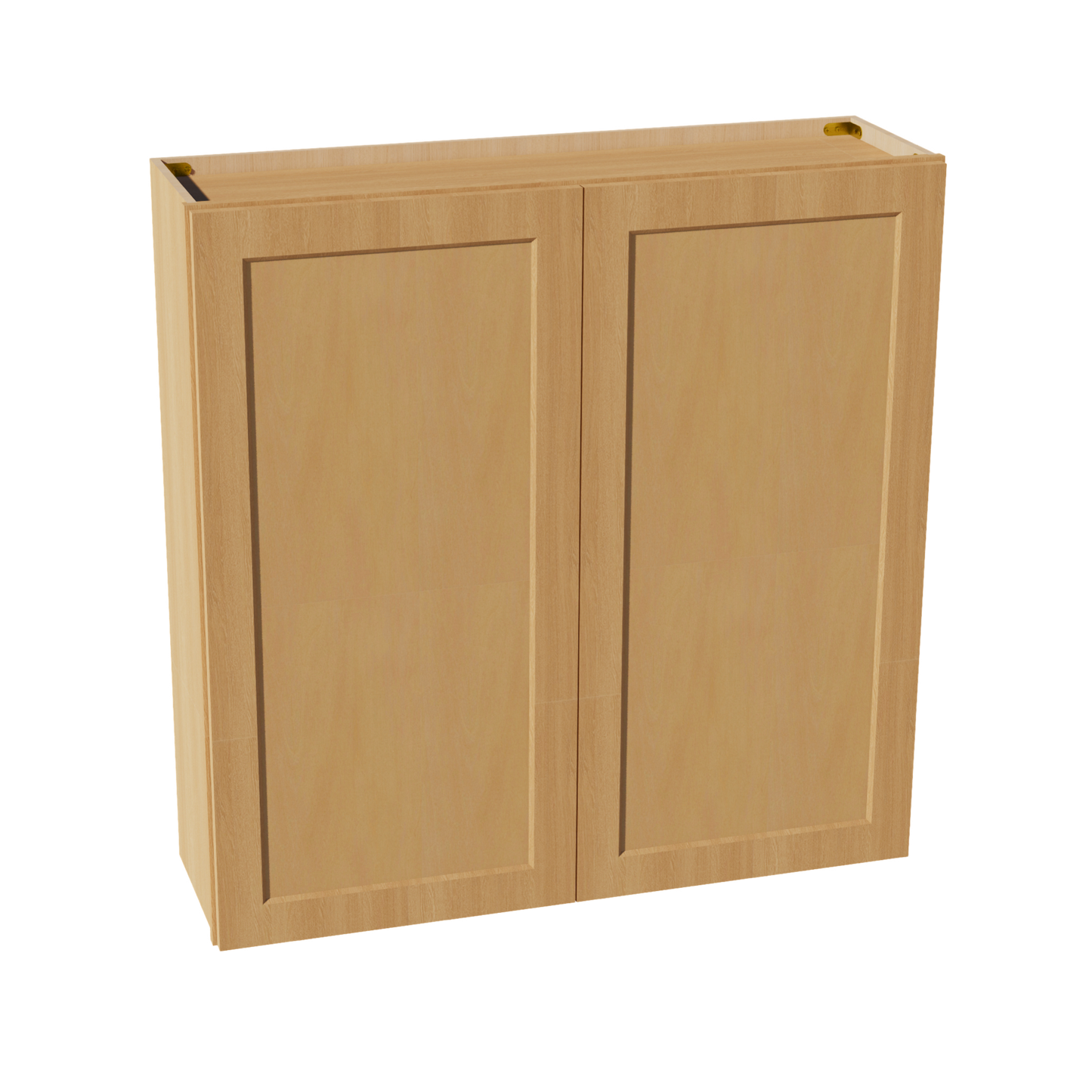 HT-W4242: Timber Wood Shaker 42"W x 42"H 2 Doors & 3 Shelves Standard Wall Cabinet