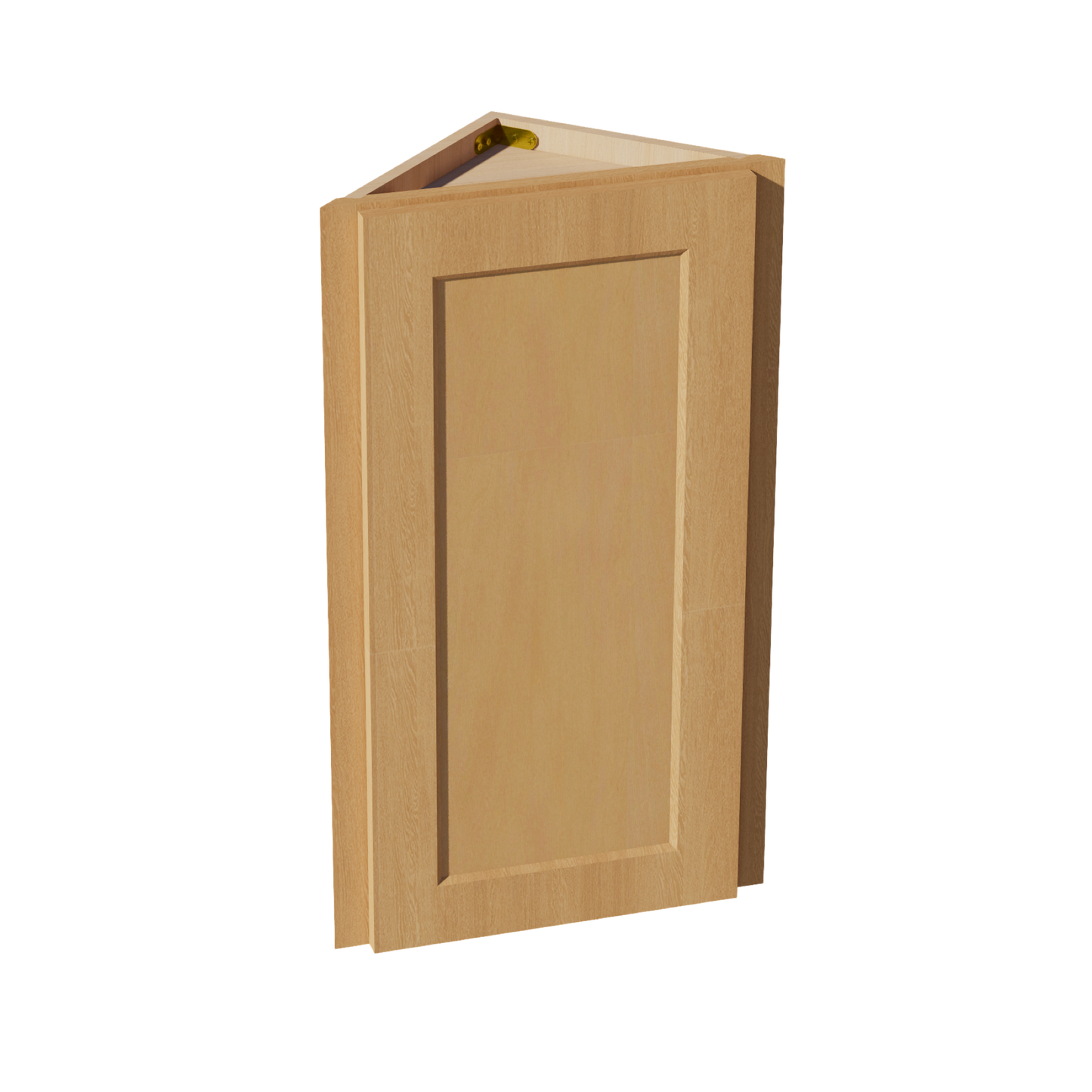 HT-WAE1230: Timber Wood Shaker 12"W x 30"H x 12"D 1 Door & 2 Shelves Wall Angle End Cabinet