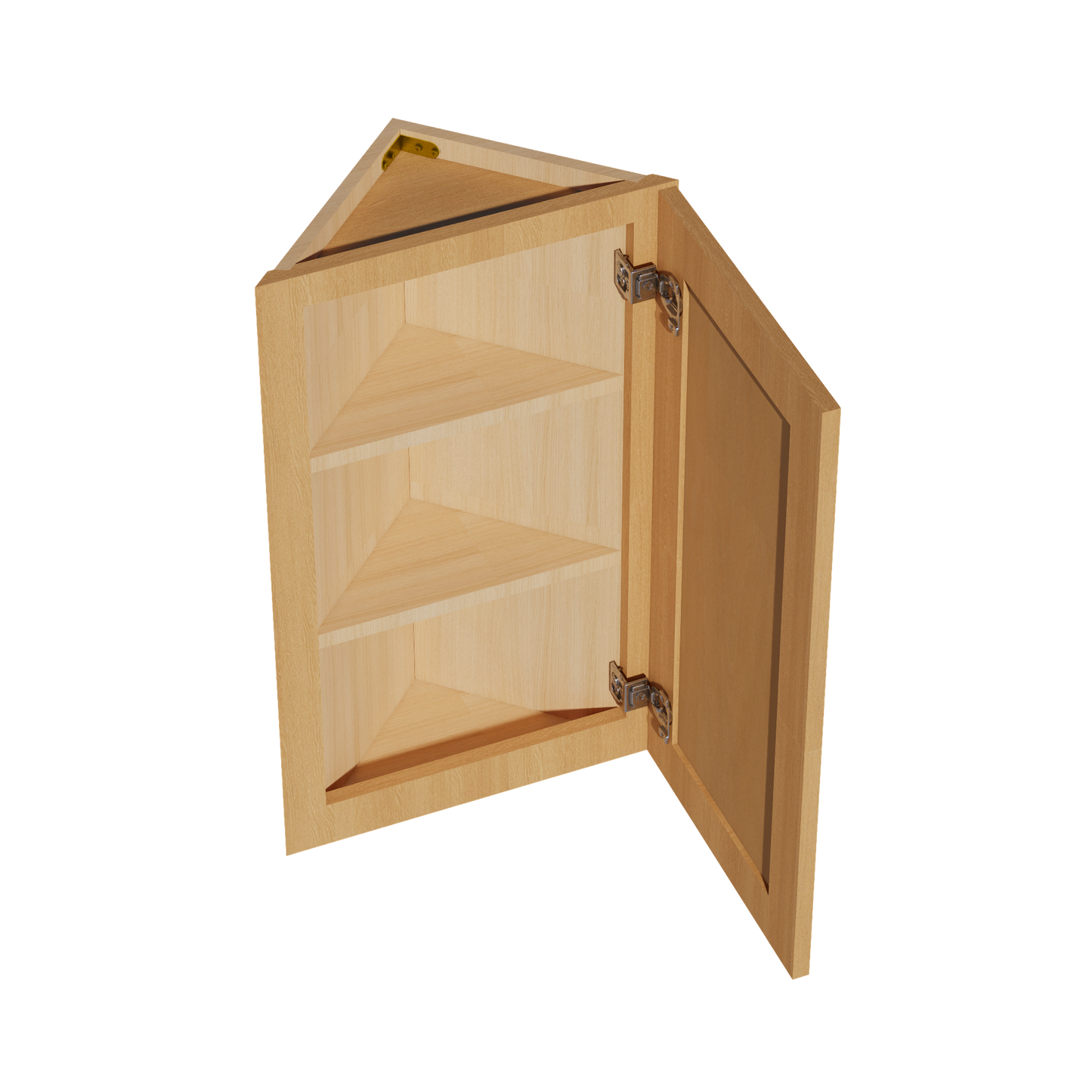 HT-WAE1230: Timber Wood Shaker 12"W x 30"H x 12"D 1 Door & 2 Shelves Wall Angle End Cabinet