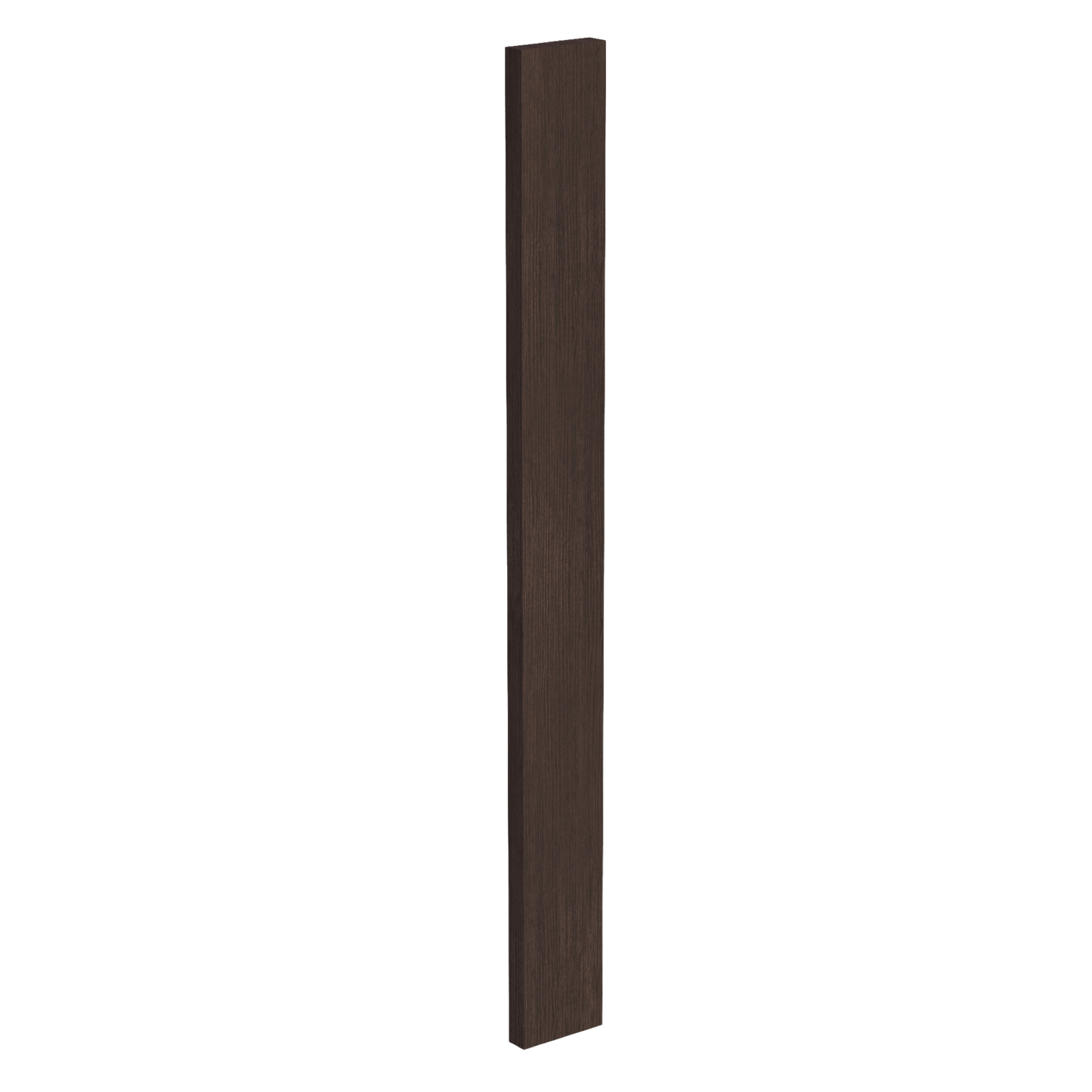 SM-WF330: Mocha Brown Slim Shaker 03"W x 30"H Wall Cabinet Filler