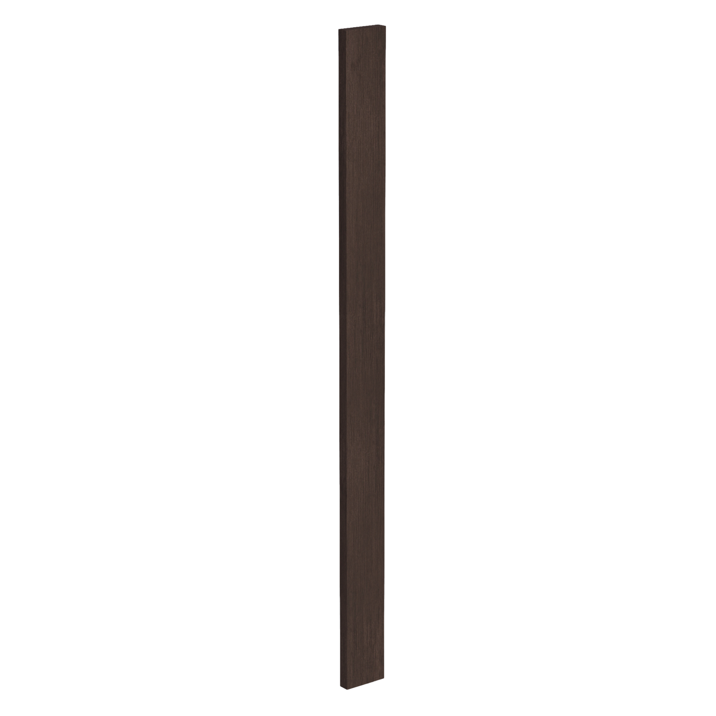 SM-WF342: Mocha Brown Slim Shaker 03"W x 42"H Wall Cabinet Filler