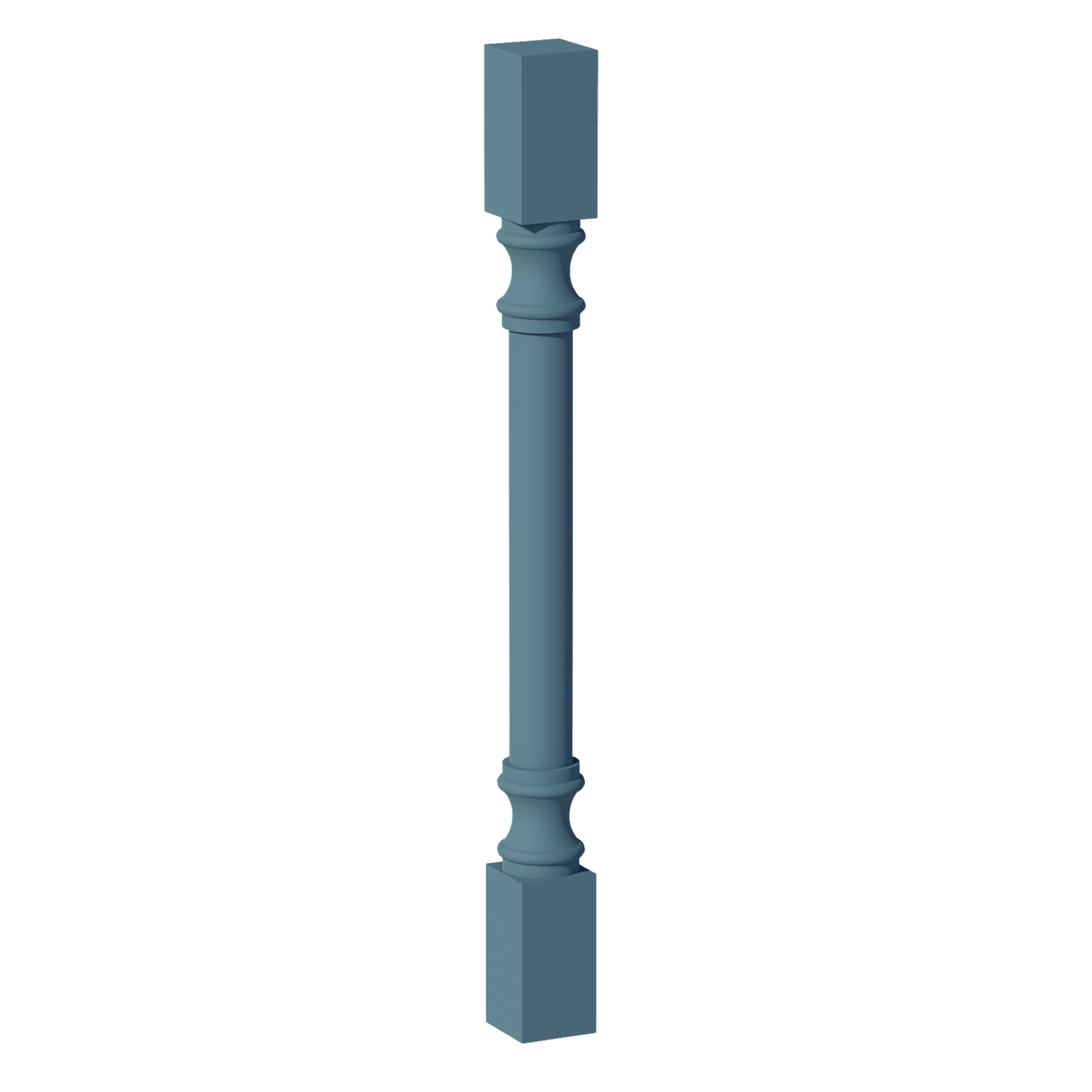 TG-RP336: Soft Green Shaker 03"W x 36"H x 03"D Round Roman Pillar