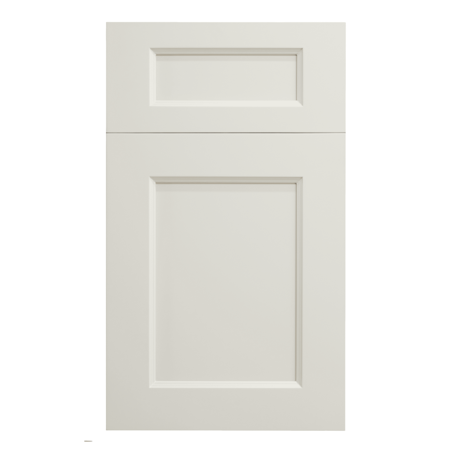 TW-W3312: Creamy White Shaker 33"W x 12"H 2 Doors Standard Wall Bridge Cabinet