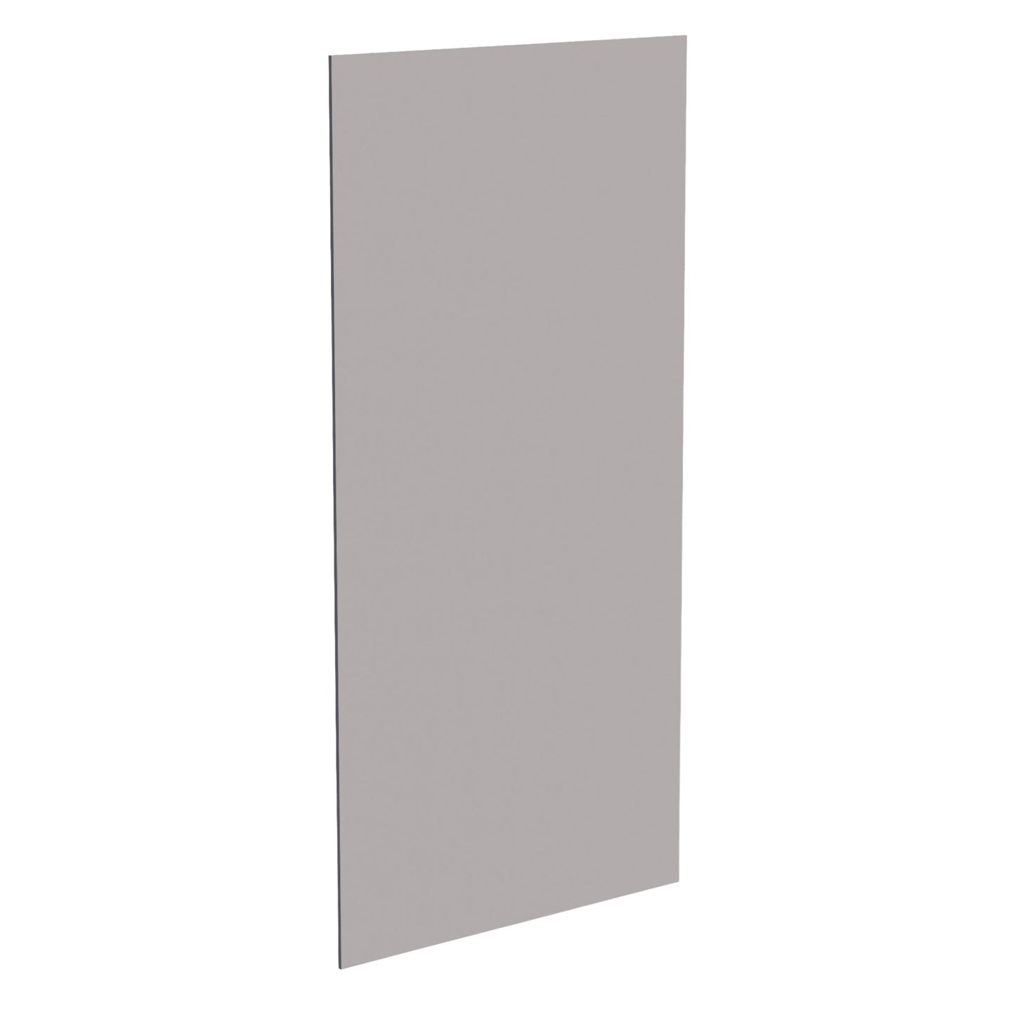 HA-BP4896-1/2: Ash Gray Shaker 48"W x 96"H x 1/2"D Base End Skin Panel