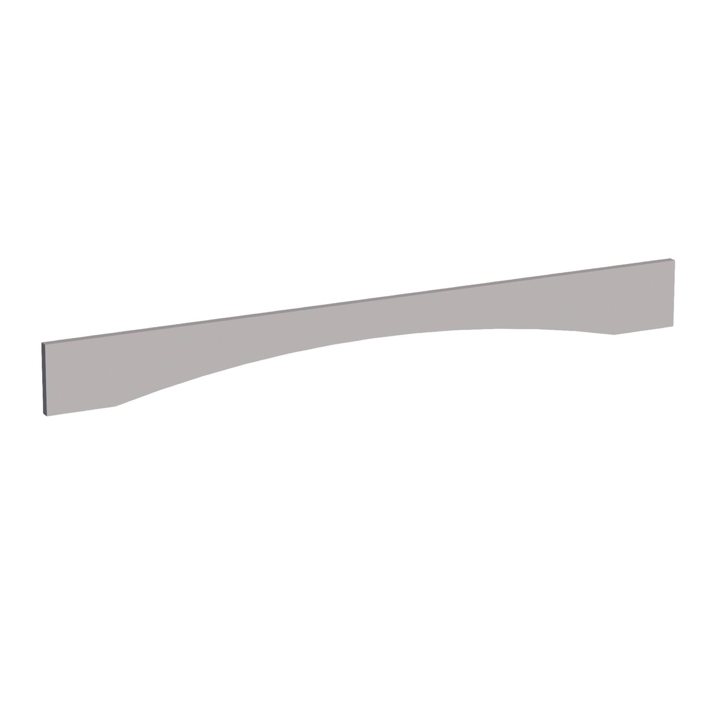 HA-VAR54: Ash Gray Shaker 54"W x 5-1/2"H x 3/4"D Arched Valance