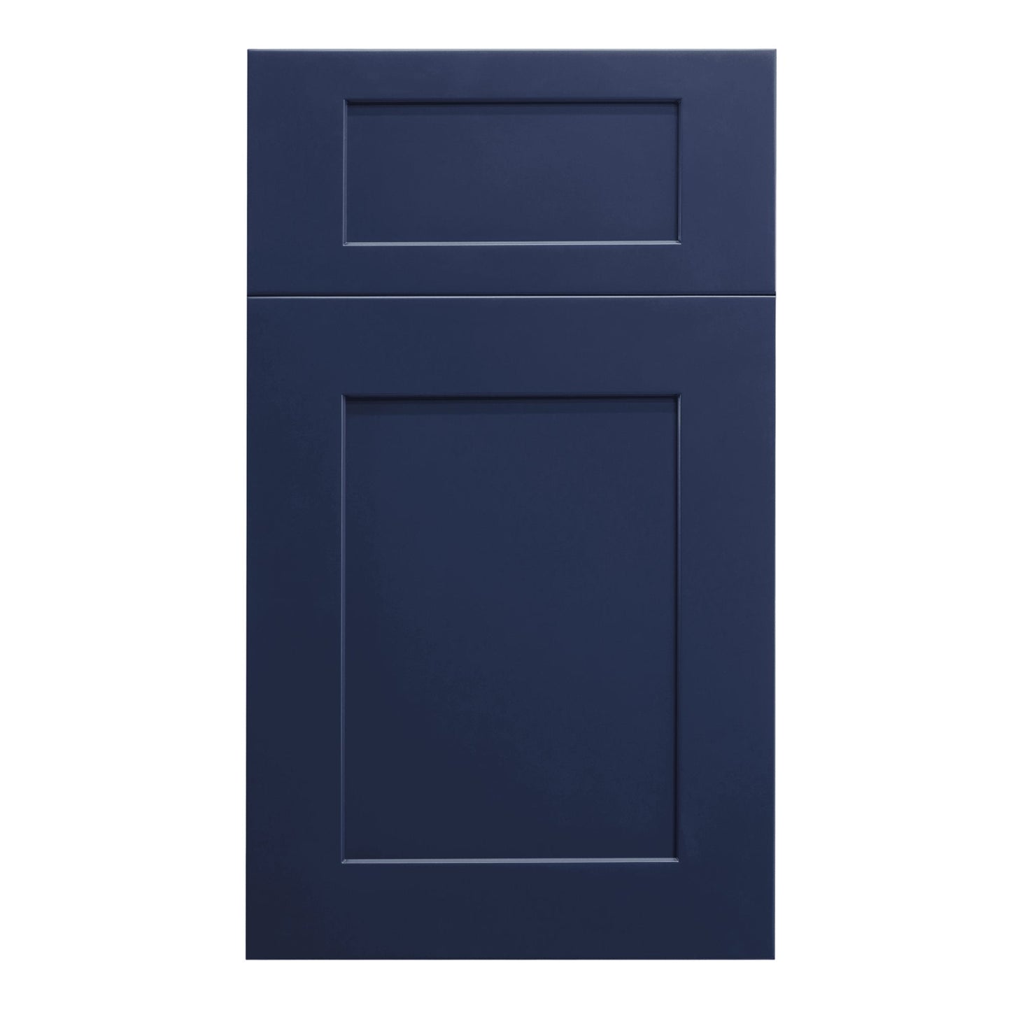 HB-OC3396: Indigo Blue Shaker 33"W x 96"H x 24"D 2 Doors & 3 Drawers Tall Oven Shelf Cabinets