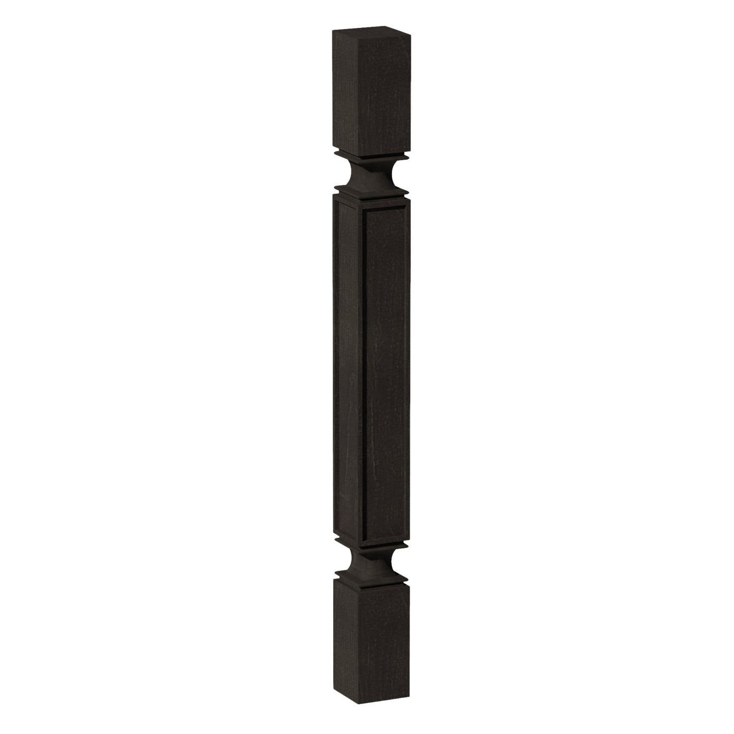 HG-SP336: Dark Gray Shaker 03"W x 36"H x 03"D Square Roman Pillar