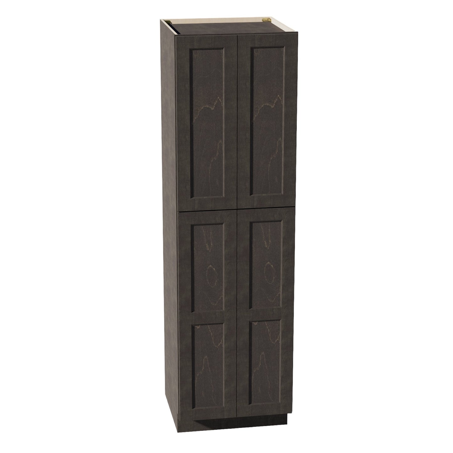 HG-TP2484: Dark Gray Shaker 24"W x 84"H x 24"D 5 Door & 5 Shelves Tall Shelf Pantry Cabinets