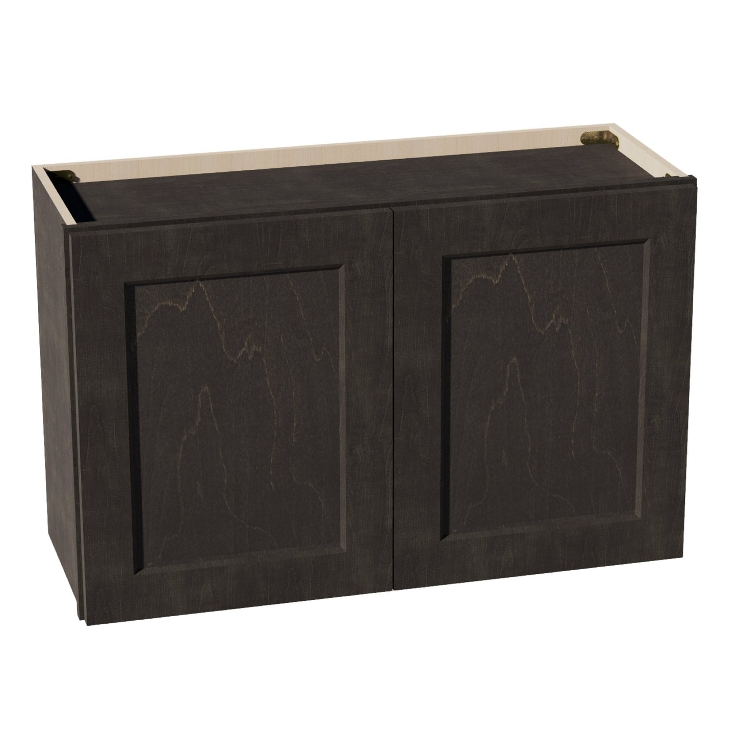 HG-W3321: Dark Gray Shaker 33"W x 21"H 2 Doors Standard Wall Bridge Cabinet