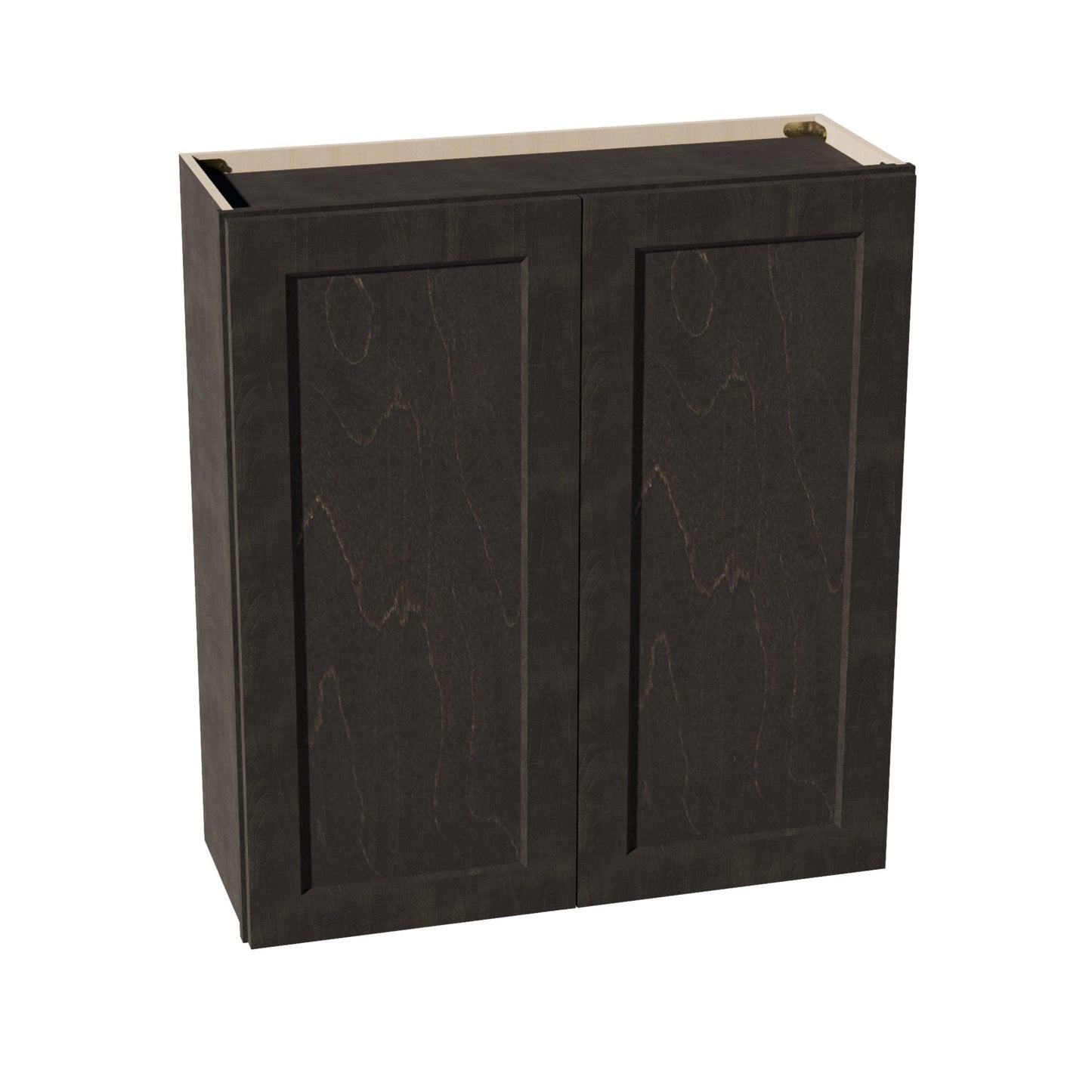 HG-W3336: Dark Gray Shaker 33"W x 36"H 2 Doors & 2 Shelves Standard Wall Cabinet