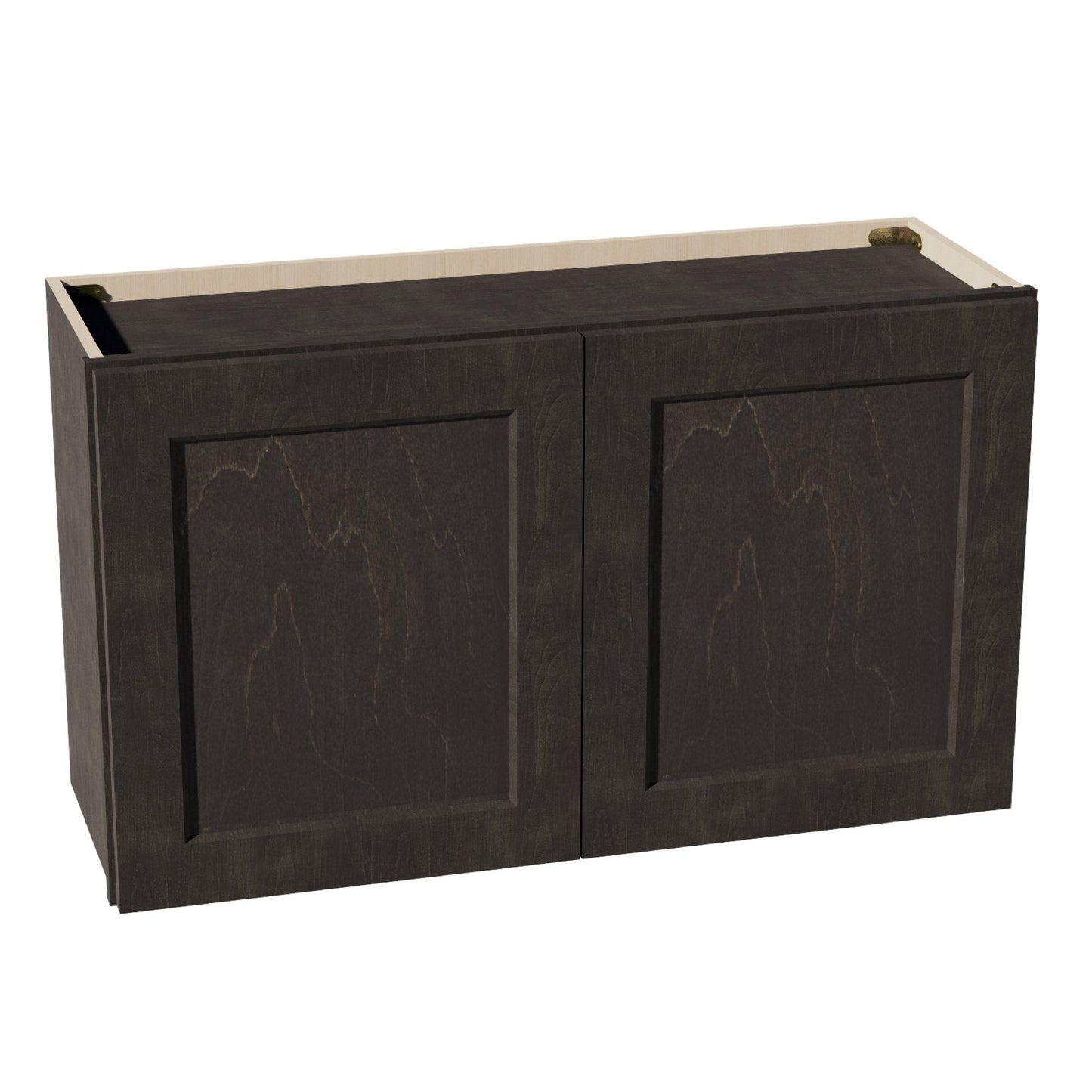 HG-W3621: Dark Gray Shaker 36"W x 21"H 2 Doors Standard Wall Bridge Cabinet