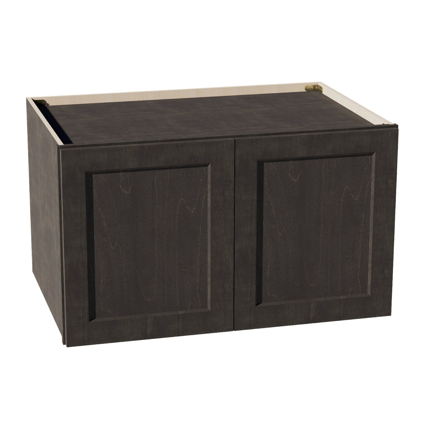 HG-W362124: Dark Gray Shaker 36"W x 21"H x 24"D 2 Doors & 1 Shelf Standard Bridge Wall Cabinet