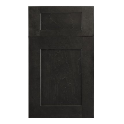 HG-WBC2736: Dark Gray Shaker 27"W x 36"H 1 Door & 2 Shelves Wall Blind Corner Cabinets