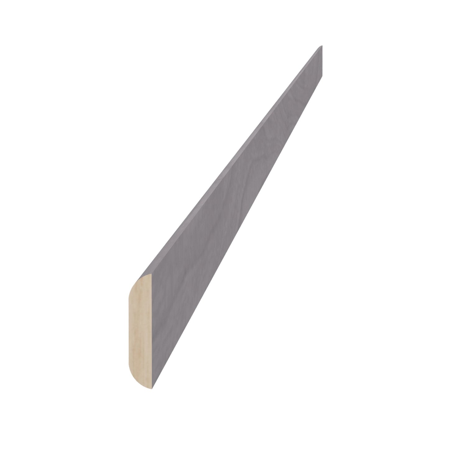 HLG-BM1-1/4: Light Gray Shaker 96"W x 1-1/4"H x 1/4"D Batten Molding