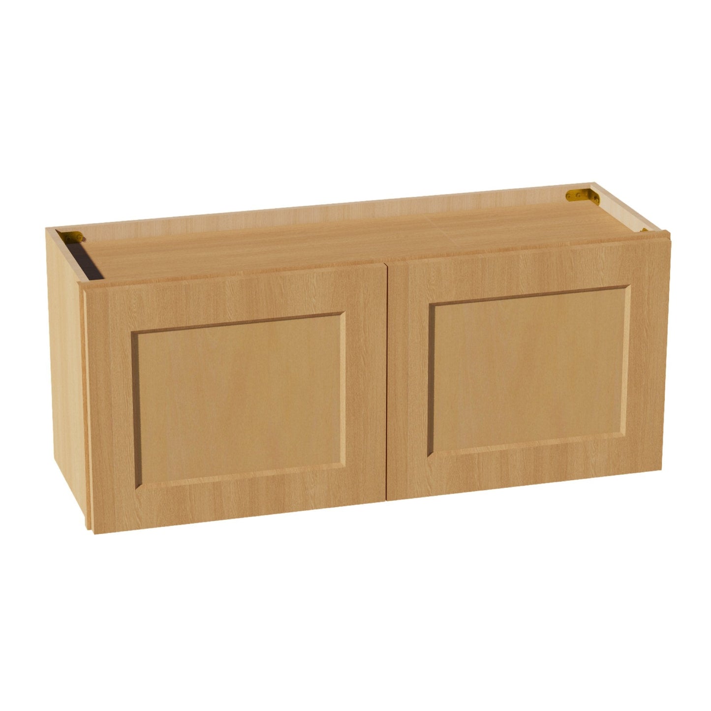 HT-W3315: Timber Wood Shaker 33"W x 15"H 2 Doors Standard Wall Bridge Cabinet