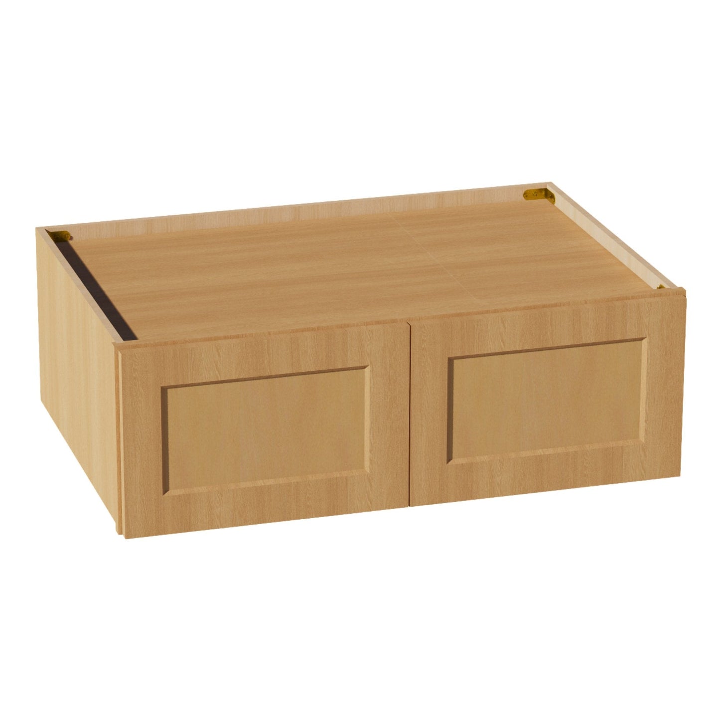 HT-W361224: Timber Wood Shaker 36"W x 12"H x 24"D 2 Doors Standard Bridge Wall Cabinet