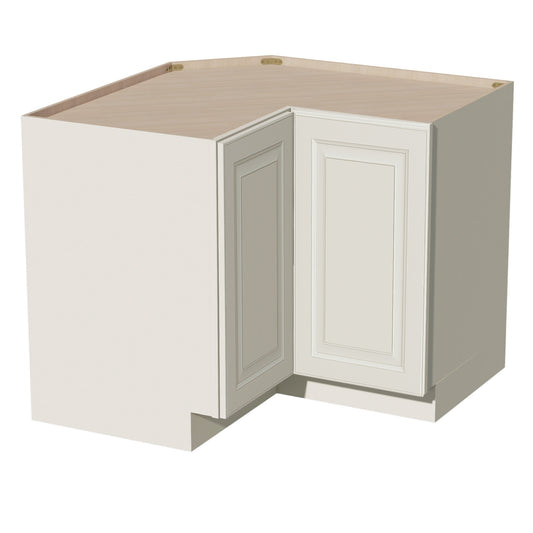 DI-LSB33: Dallas Ivory Shaker 33" 2 Doors Lazy Susan Corner Base Cabinet