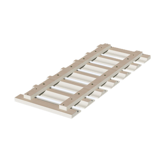 DI-GL30: Dallas Ivory Shaker 30"W x 1-1/2"H x 12"D Wall Glass Holder
