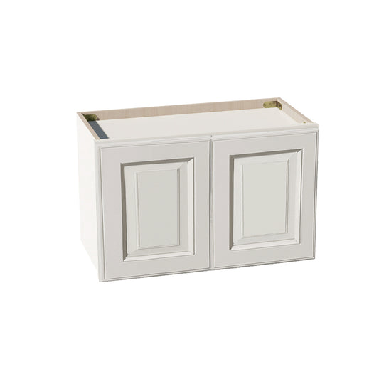 DI-W2415: Dallas Ivory Shaker 24"W x 15"H 2 Doors Standard Wall Bridge Cabinet