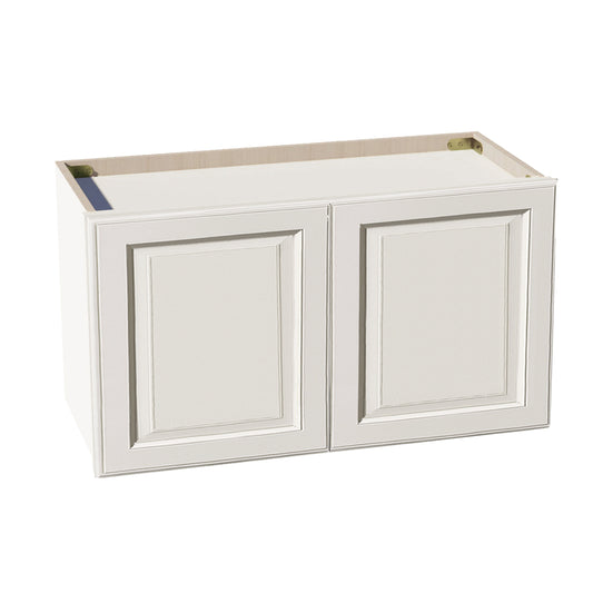 DI-W2715: Dallas Ivory Shaker 27"W x 15"H 2 Doors Standard Wall Bridge Cabinet