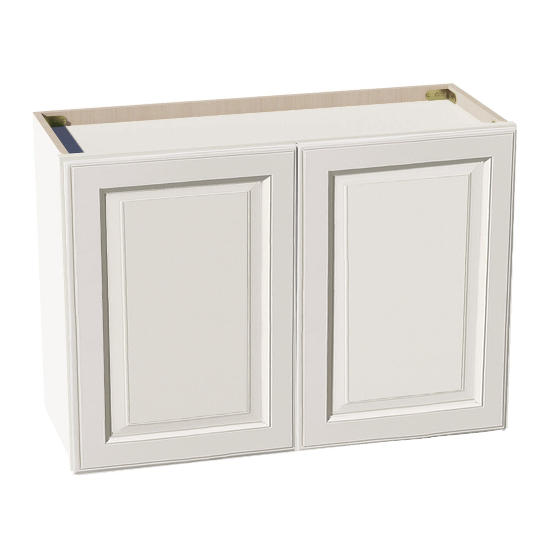 DI-W3021: Dallas Ivory Shaker 30"W x 21"H 2 Doors Standard Wall Bridge Cabinet