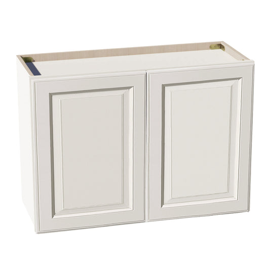 DI-W3021: Dallas Ivory Shaker 30"W x 21"H 2 Doors Standard Wall Bridge Cabinet