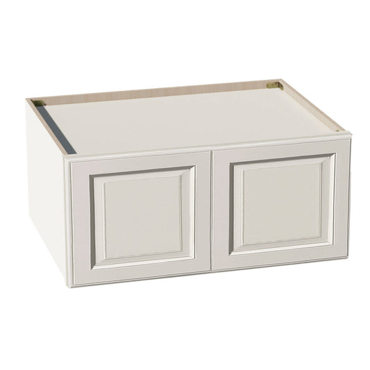 DI-W331524: Dallas Ivory Shaker 33"W x 15"H x 24"D 2 Doors Standard Bridge Wall Cabinet