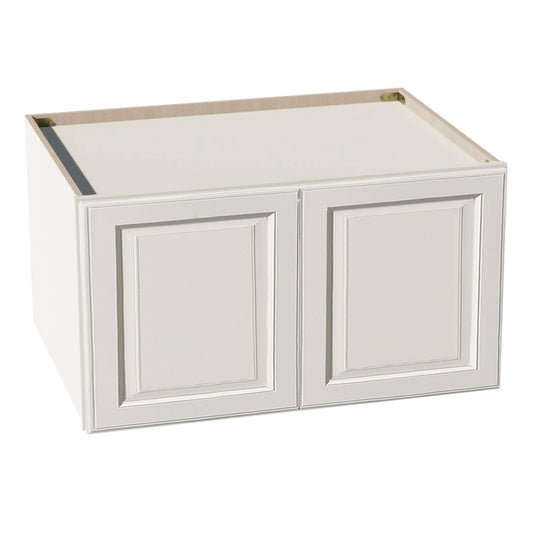 DI-W331824: Dallas Ivory Shaker 33"W x 18"H x 24"D 2 Doors Standard Bridge Wall Cabinet