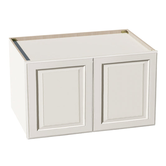 DI-W362124: Dallas Ivory Shaker 36"W x 21"H x 24"D 2 Doors & 1 Shelf Standard Bridge Wall Cabinet