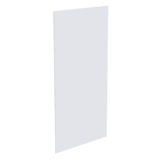 HF-BP48x96-1/4: Frost White Shaker 48"W x 96"H x 1/4"D Base End Skin Panel