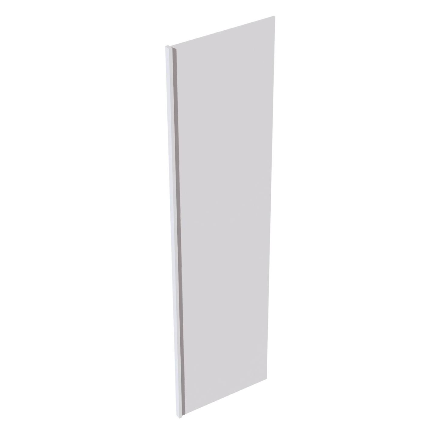 SF-REP2496: Frost White Slim Shaker 24"W x 96"H x 1-1/2"D Refigerator Return Panel