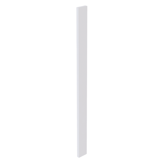 SF-WF342: Frost White Slim Shaker 03"W x 42"H Wall Cabinet Filler