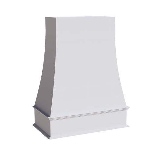 SF-WRH3648: Frost White Slim Shaker 36"W x 48"H Wood Wall Mounted Range Hoods