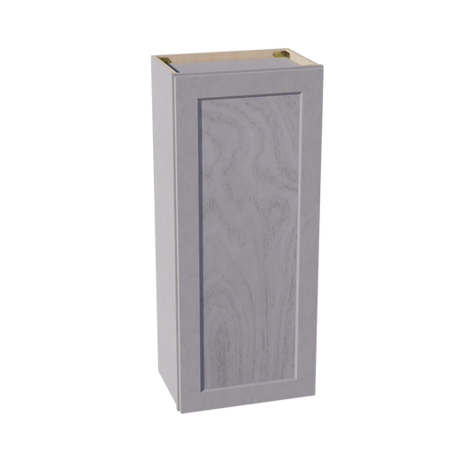 HLG-W1842: Light Gray Shaker 18"W x 42"H 1 Door & 3 Shelves Standard Wall Cabinet