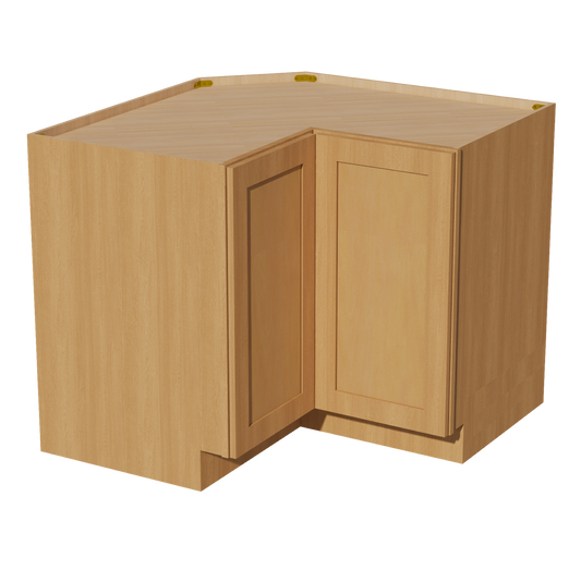 HT-LSB36: Timber Wood Shaker 36" 2 Doors Lazy Susan Corner Base Cabinet