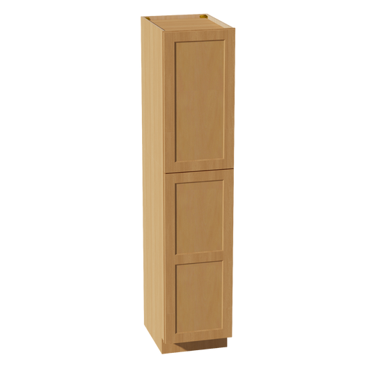 HT-TP1884: Timber Wood Shaker 18"W x 84"H x 24"D 2 Doors & 5 Shelves Tall Shelf Pantry Cabinets