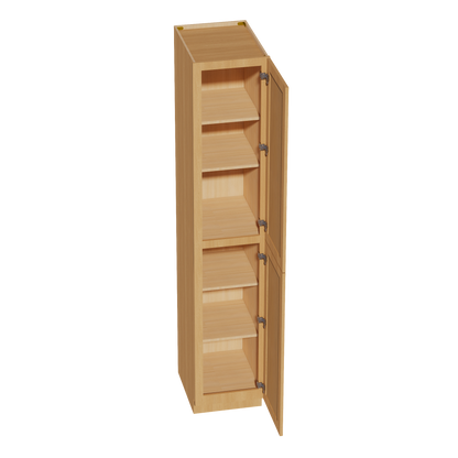 HT-TP1896: Timber Wood Shaker 18"W x 96"H x 24"D 2 Doors & 6 Shelves Tall Shelf Pantry Cabinets