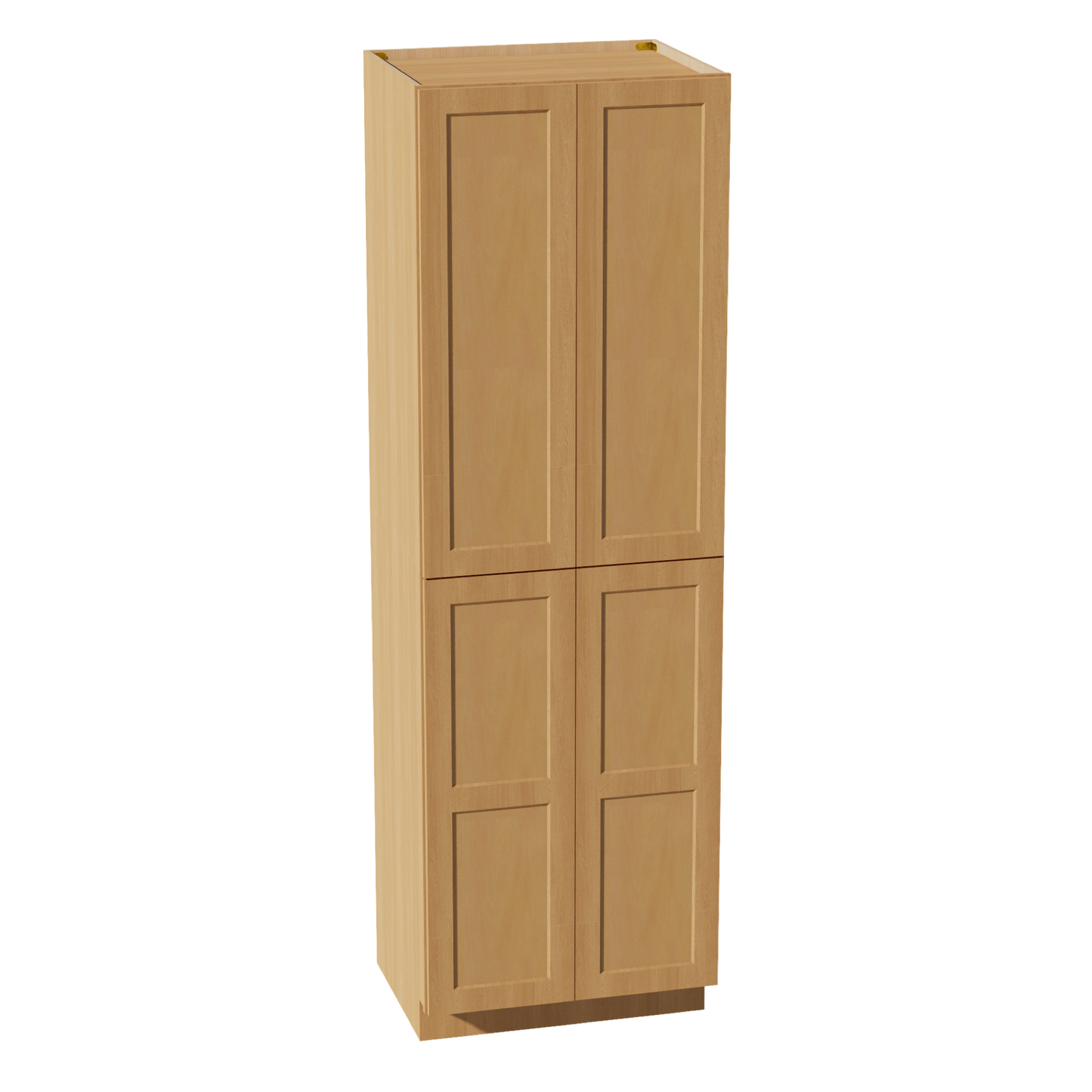 HT-TP3096: Timber Wood Shaker 30"W x 96"H x 24"D 2 Doors & 6 Shelves Tall Shelf Pantry Cabinets