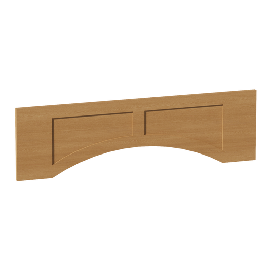 HT-VARP42: Timber Wood Shaker 42"W x 12"H x 3/4"D Arched Valance with Raised Panel