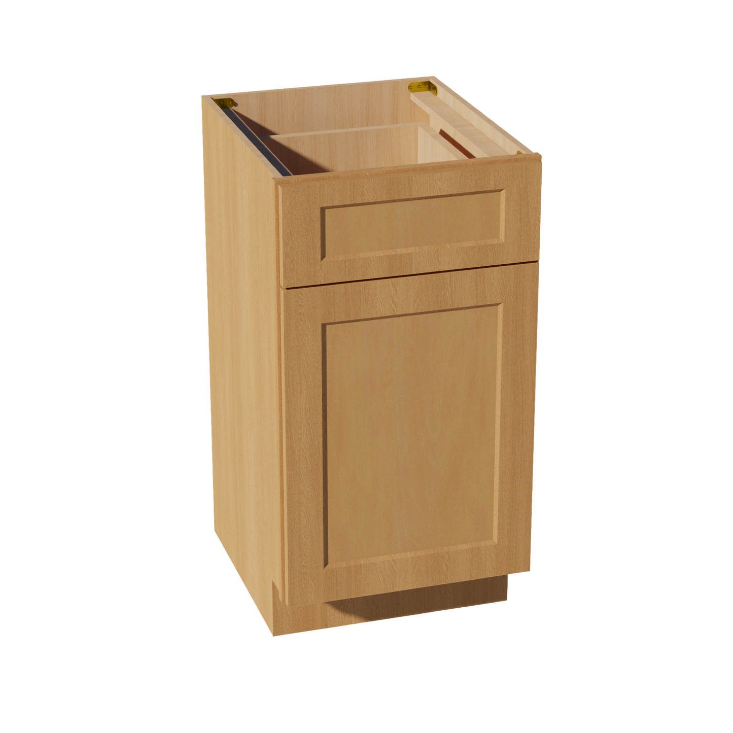 HT-VB1821: Timber Wood Shaker 18"W x 34-1/2"H x 21"D 1 Door & 1 Drawer Single Door Vanity Base Cabinets