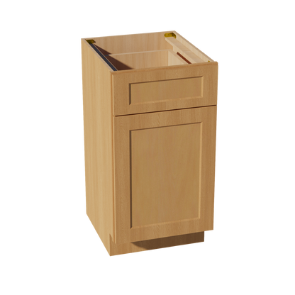 HT-VB1821: Timber Wood Shaker 18"W x 34-1/2"H x 21"D 1 Door & 1 Drawer Single Door Vanity Base Cabinets